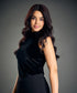 Sleeveless High Neck Black Velvet Top
